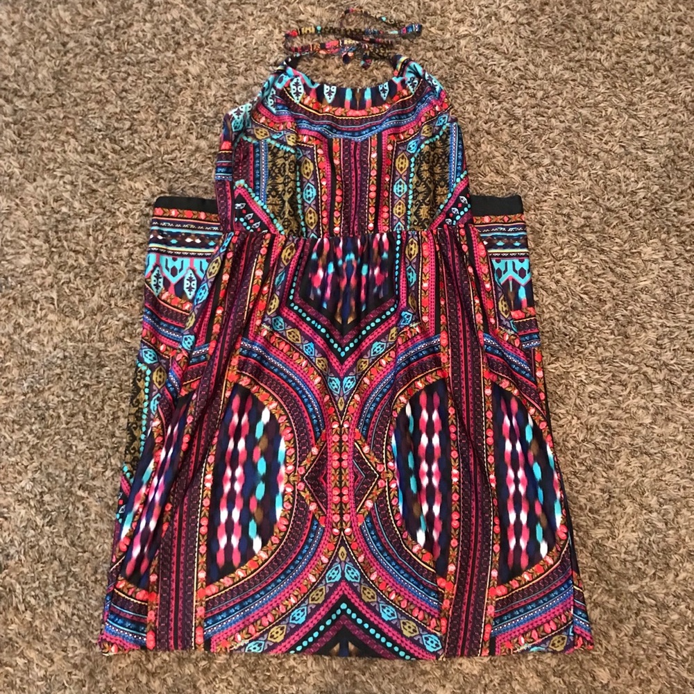 Charlotte Russe Patterned Maxi Dress